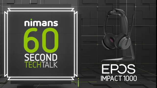 Epos IMPACT 1000 Wireless Headset (Dual Speaker)