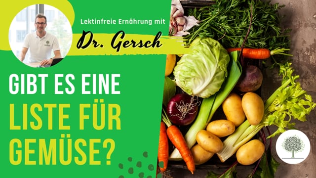Gibt es eine Liste mit lektinfreiem Gemüse, die ich ohne Schnellkochtopf essen kann und eine Liste der lektinreichen Gemüse? 