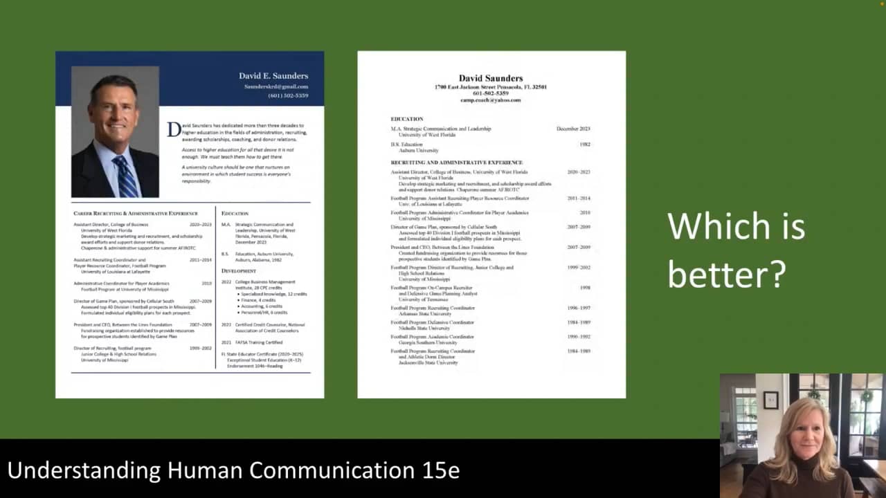 Career Success in Understanding Human Communication, 15th Edition on Vimeo