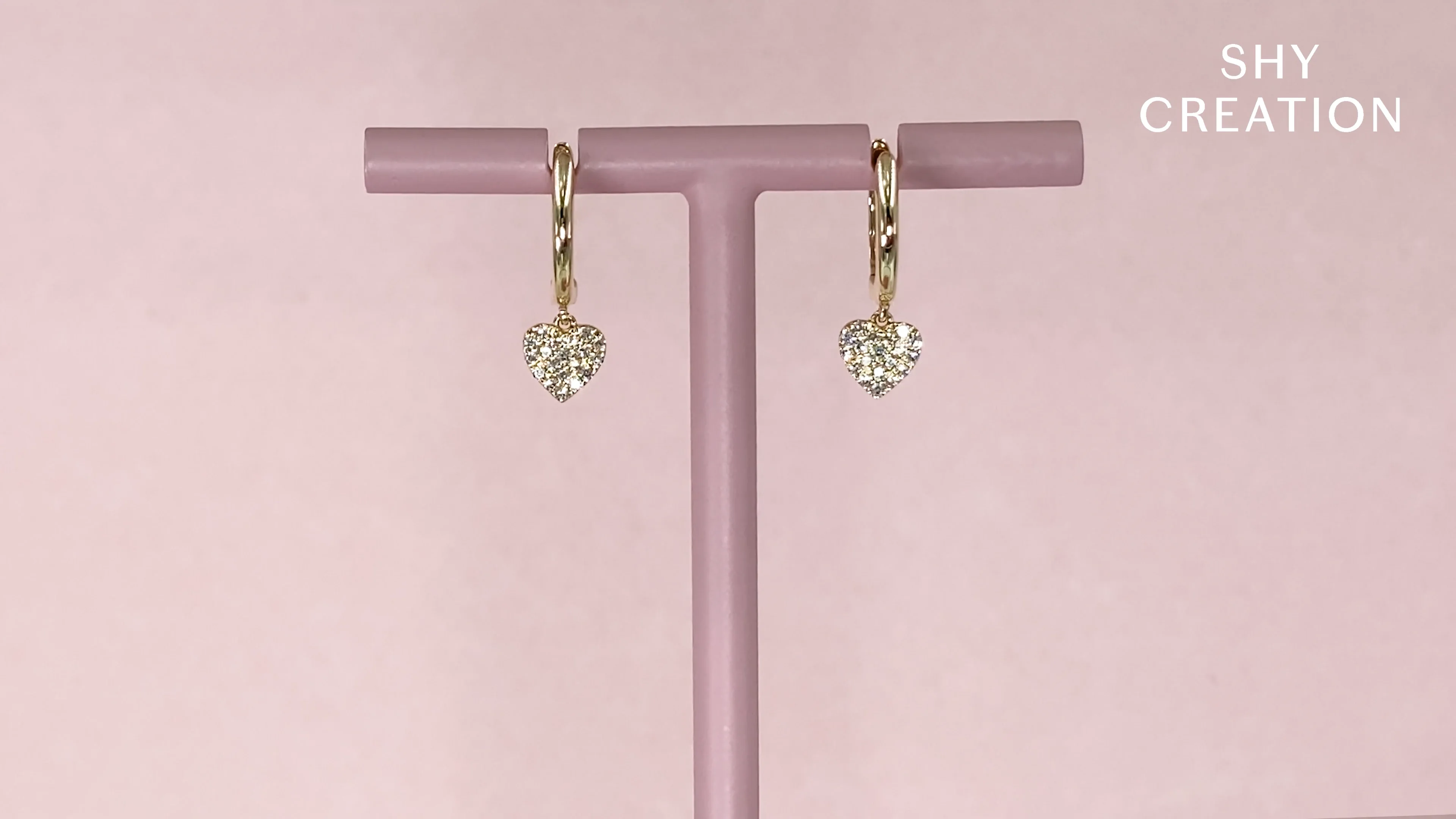 ピアス Monday Edition _ My Shining Heart Earrings Silver Laced Hearts Piercing (Red Velvet Joy, IVE Gaeul