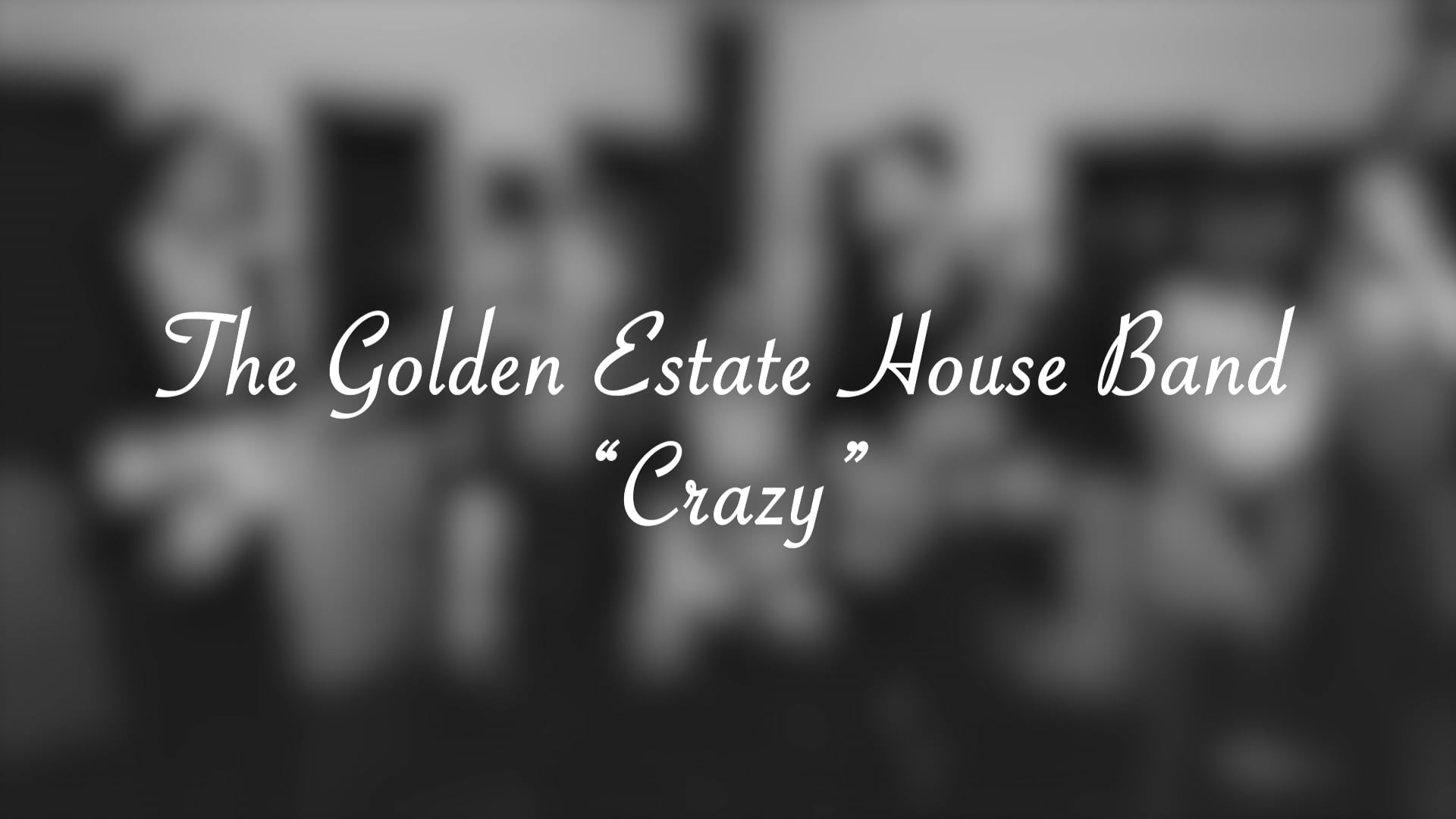 Promotional video thumbnail 1 for The Golden Estate House Band