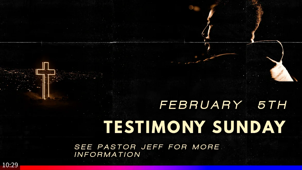 Testimony Sunday on Vimeo