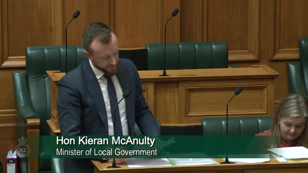 Water Services Entities Amendment Bill First Reading Video 1 on Vimeo