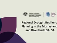 Case Study - Drought Resilience Planning South Australia