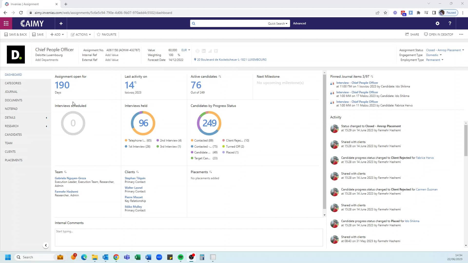 Assignment Dashboard Web on Vimeo