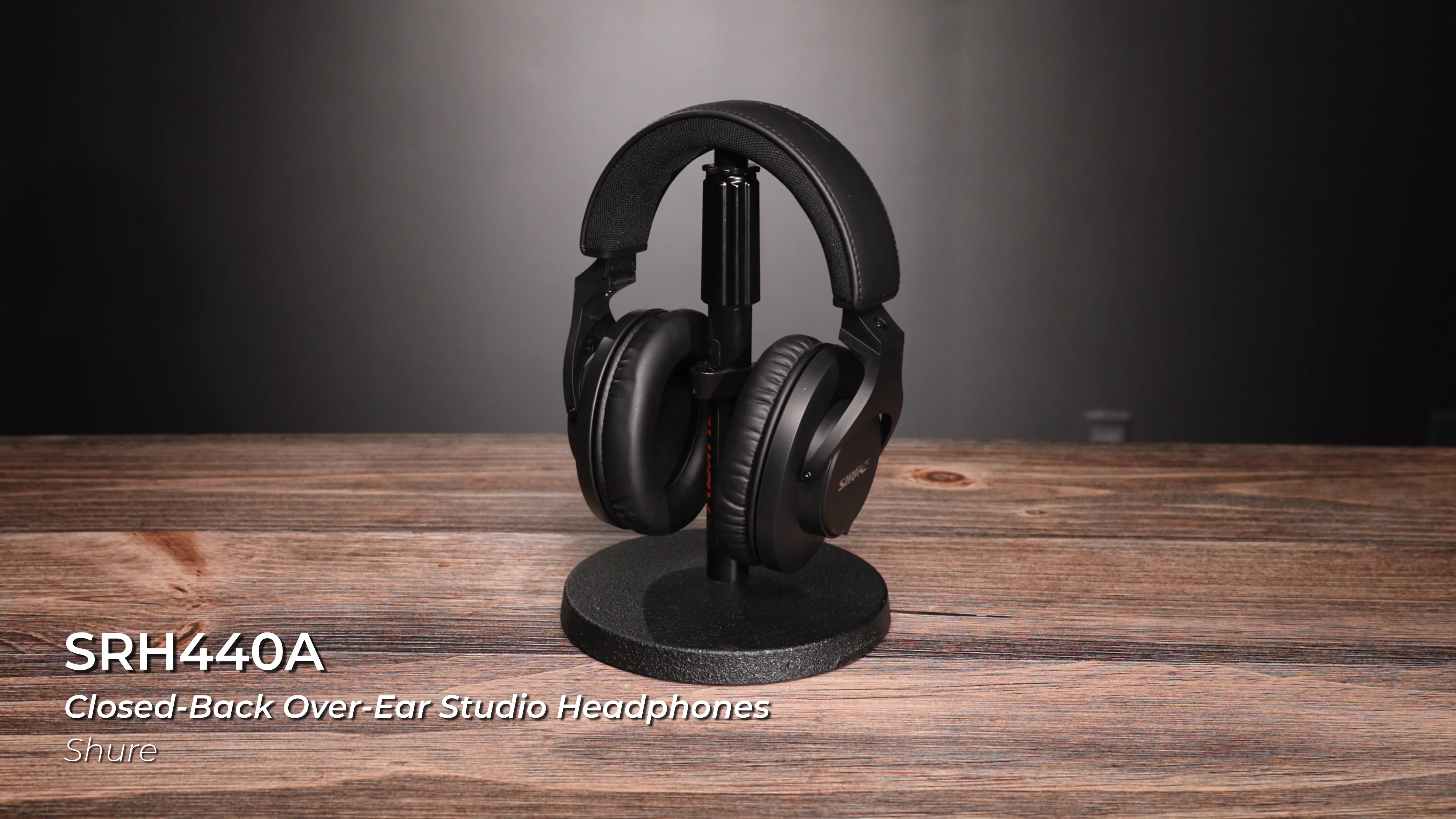 Shure SRH440A Closed-Back Over-Ear Studio Headphones SRH440A B&H