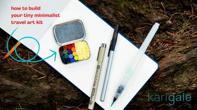 Art Kit Video & Supplies for Travel Journal Courses — Kari Gale, Travel  Journal Artist