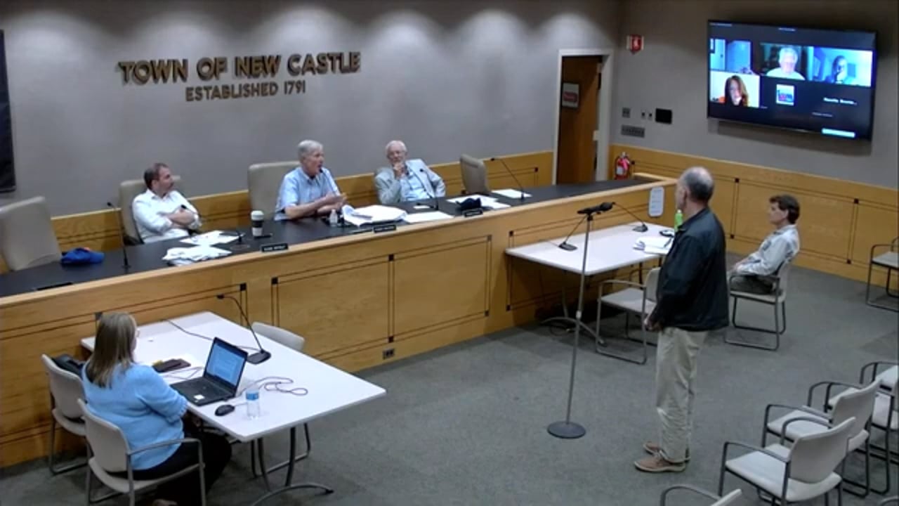Town of New Castle Planning Board Meeting 6/21/23