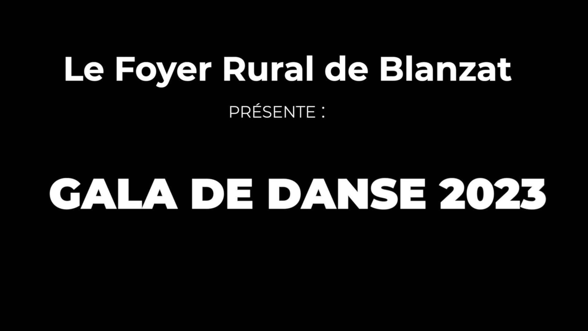 GALA DE DANSE 2023 : "2022 c'était ça aussi"