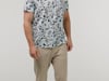 Native Spirit - Men’s eco-friendly tropical print t-shirt (Navy Paradise Bird)