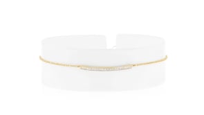 10 ct. t.w. Pave Diamond Bar Bracelet in 14kt Yellow Gold