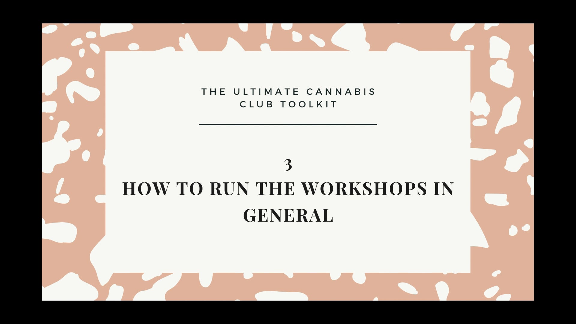 Toolkit Module 3 The Workshops on Vimeo