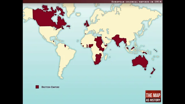 map of european colonialism in 1914