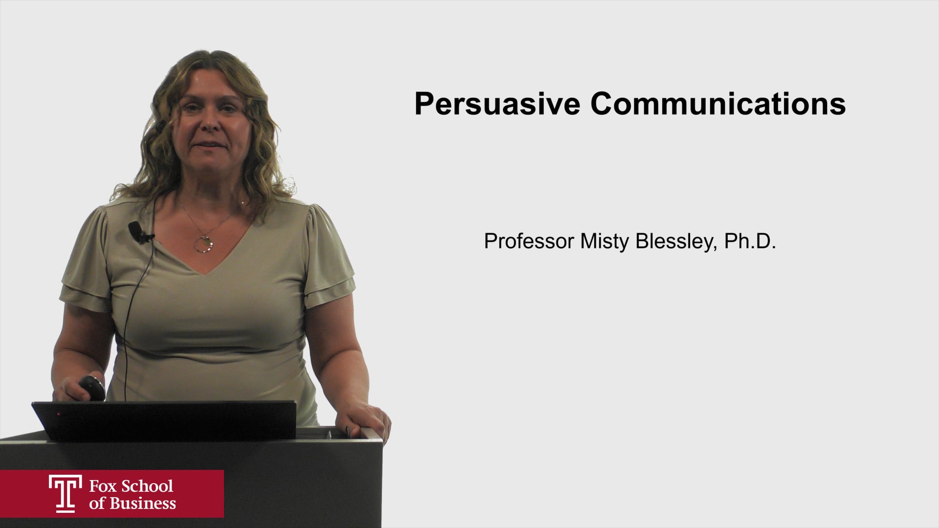 Persuasive Communications