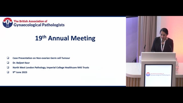 Case presentation on non-ovarian germ cell tumours