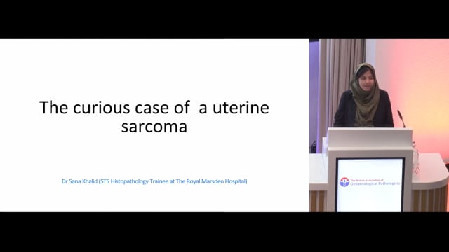 Case presentation on female genital tract sarcomas resolved by molecular testing