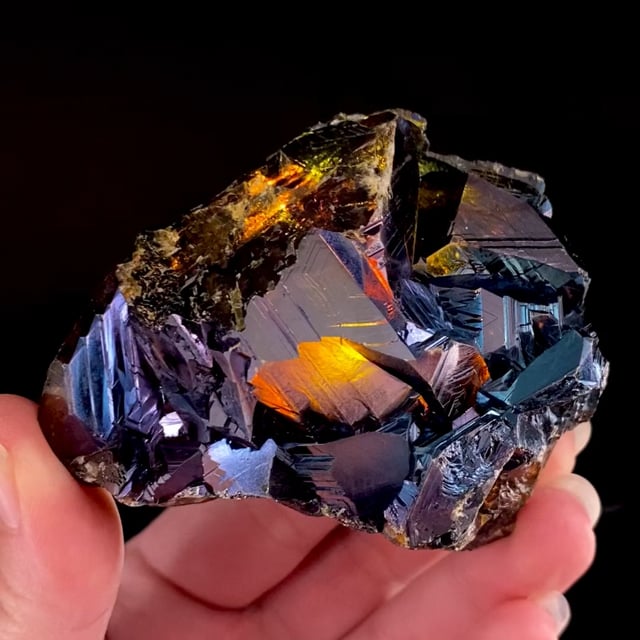 Sphalerite (gemmy iridescent crystals) (rare locale)