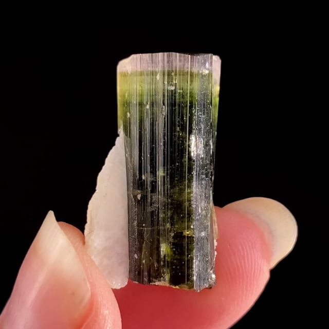 Tourmaline (multi-color) with Albite