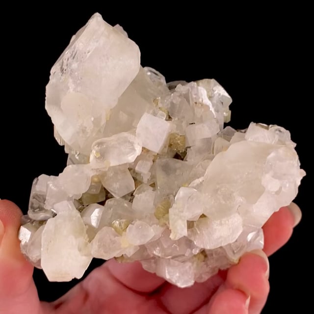 Calcite with Hydroxyapophyllite-(K) and Gyrolite (collected 1975)