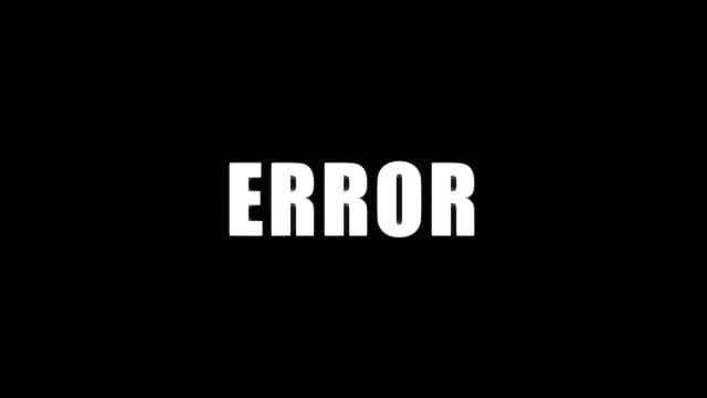 Error, Glitch, Effect. Free Stock Video - Pixabay