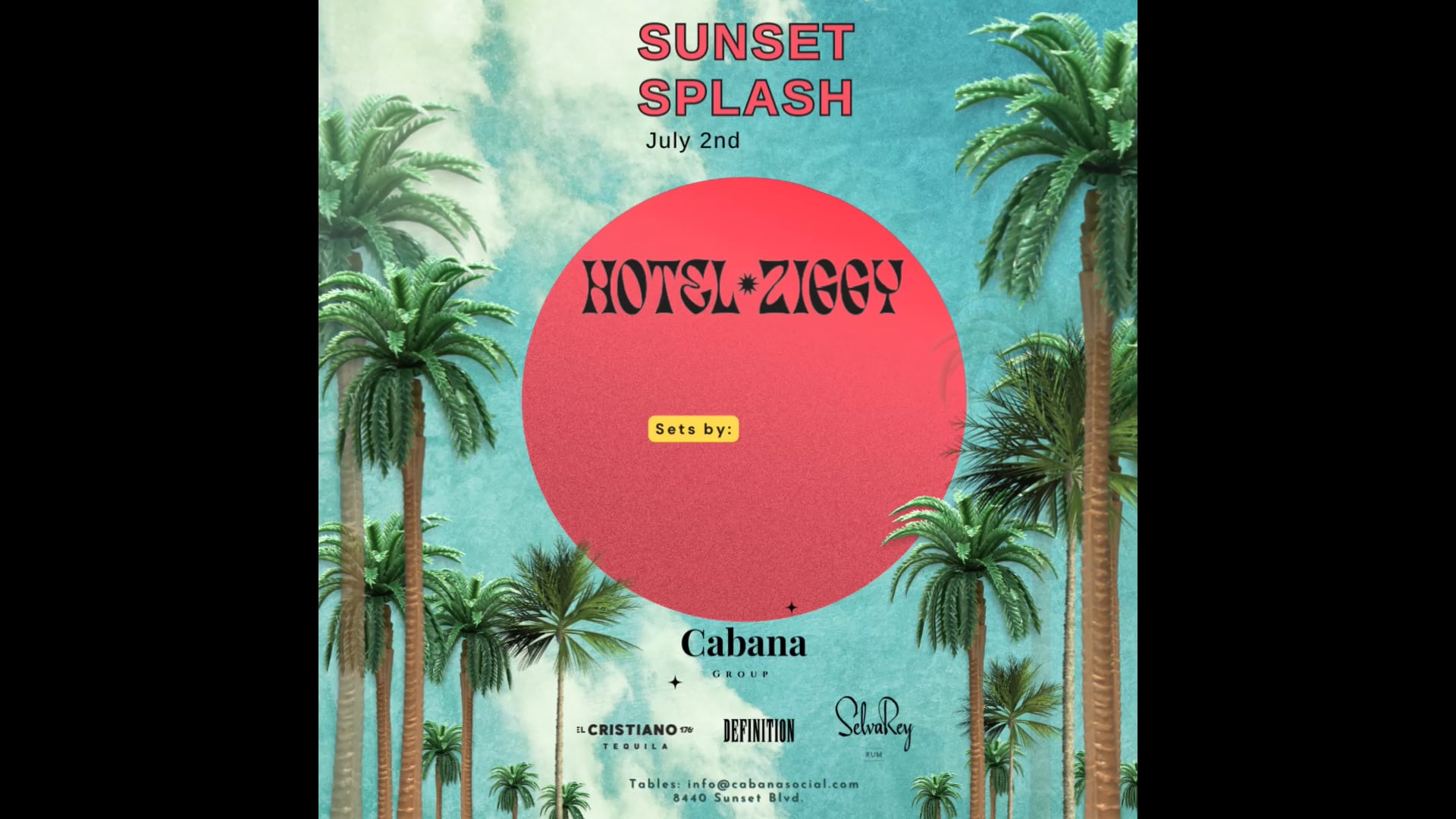 Sunset Splash 7/2/23 Hotel Ziggy