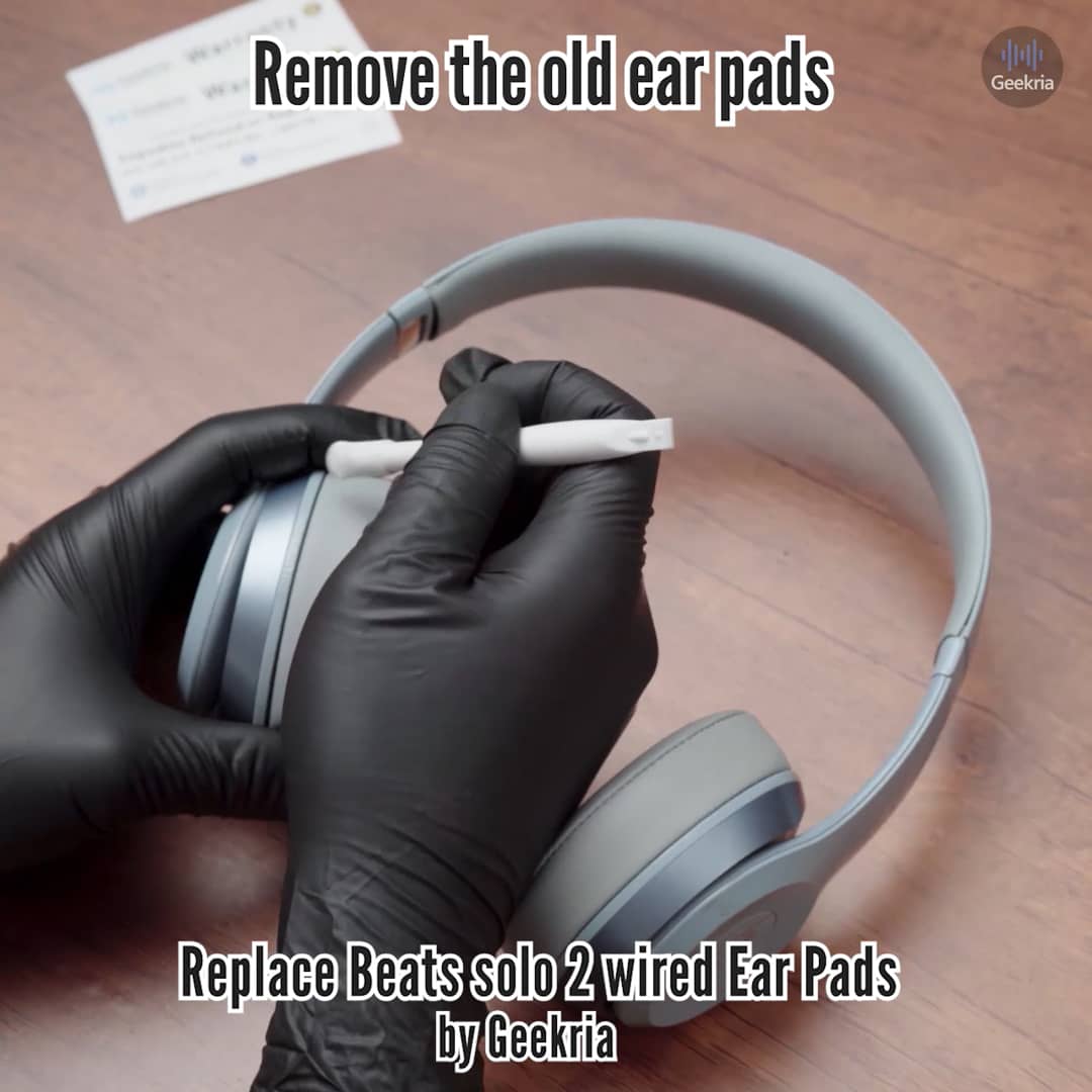 How to Replace Beats solo 2 wired Headphones Ear Pads / Cushions
