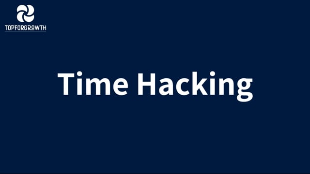 Emmanuele del Piano presenta TIME HACKING