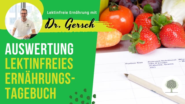 Auswertung lektinfreies Ernährungstagebuch