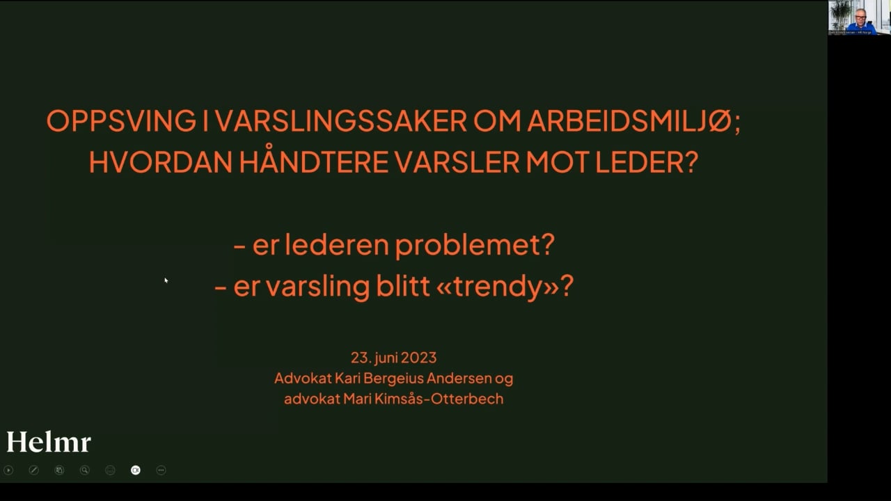 Oppsving i varslingssaker om arbeidsmiljø – er lederen problemet