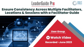 LeaderGuide Pro User Group - June 2023 - Facilitator Guide as a Study Guide