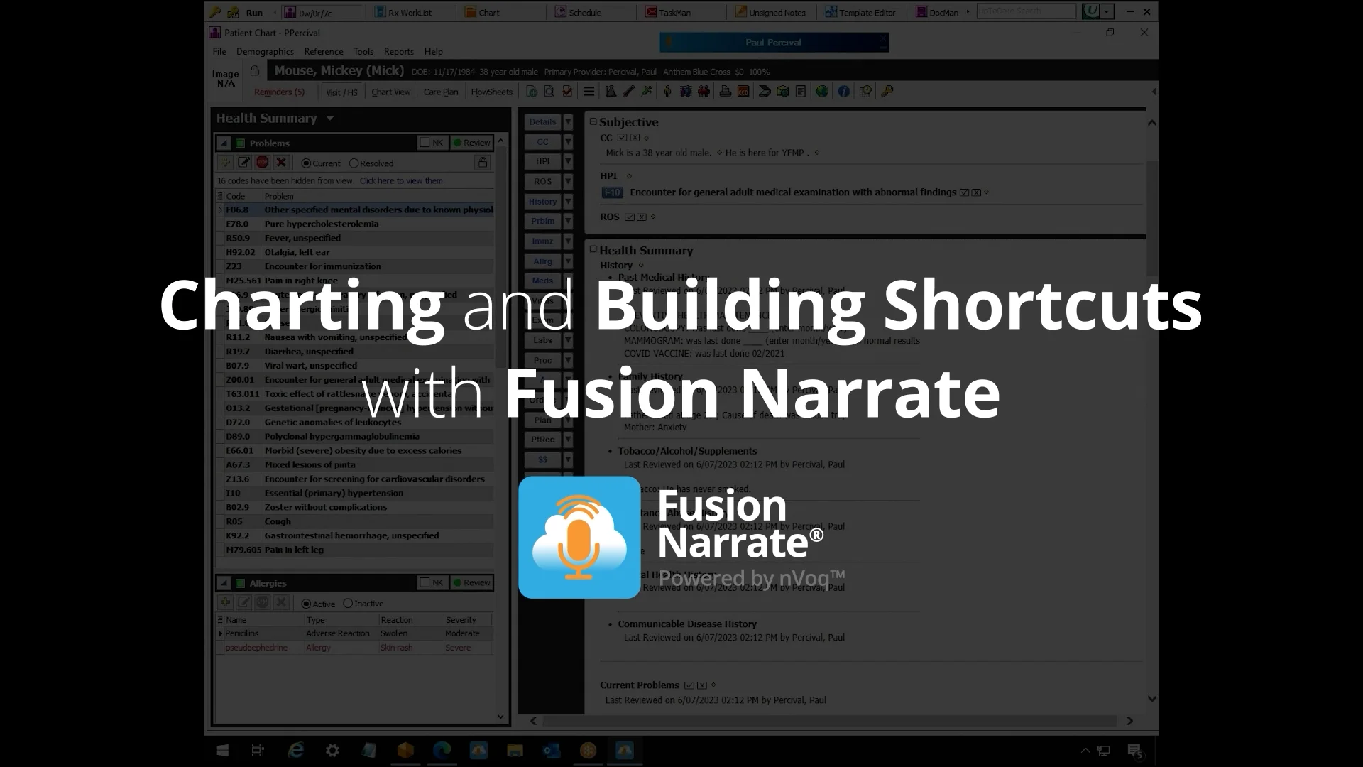 Charting and Building Shortcuts with Fusion Narrate