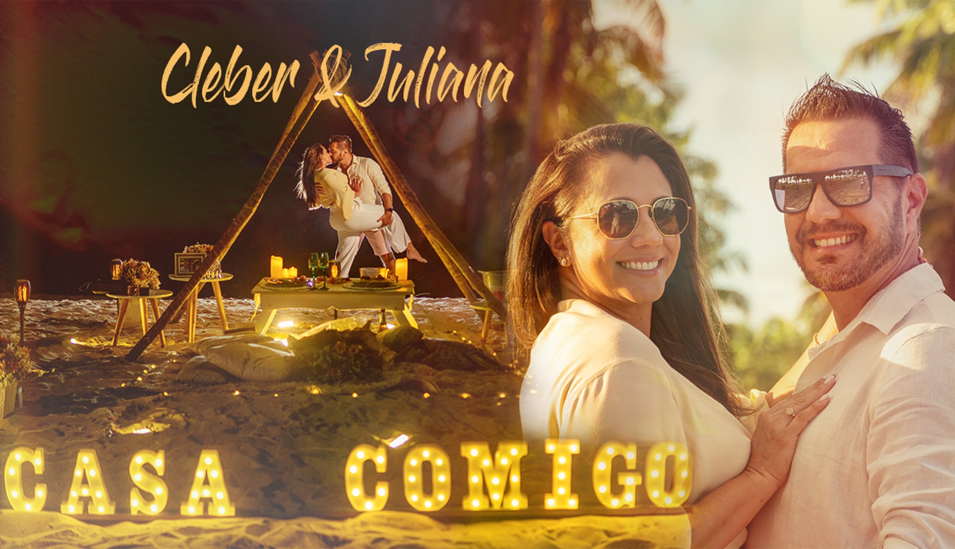 Pedido de Casamento de Cleber & Juliana | Porto de Galinhas PE