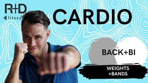 Back + bi Cardio (weights+bands) 62623