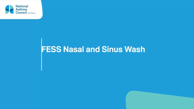 FESS – How to Use Nasal Wash
