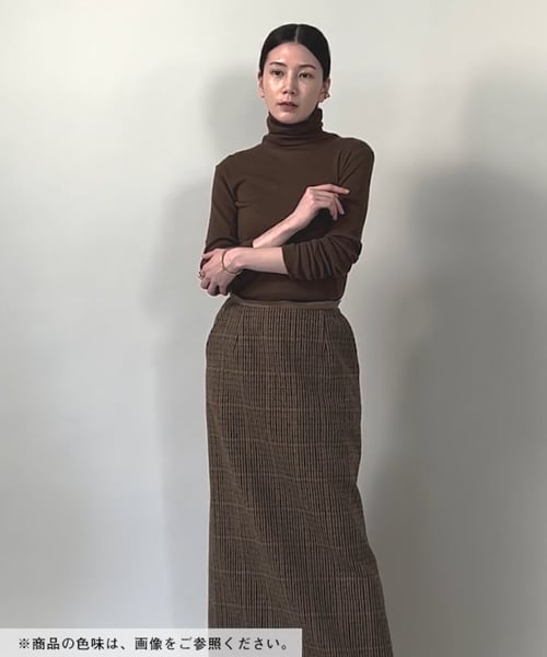 ラバットチェックスカート