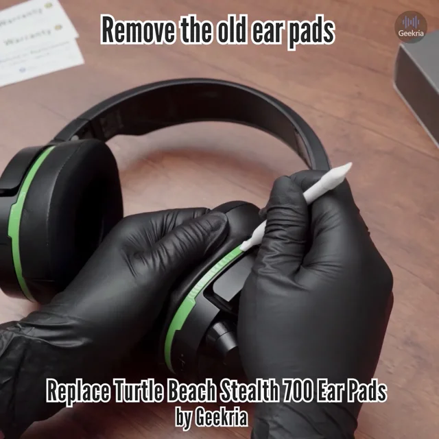 How to Replace Turtle Beach Stealth 700 Headphones Ear Pads Cushions Geekria