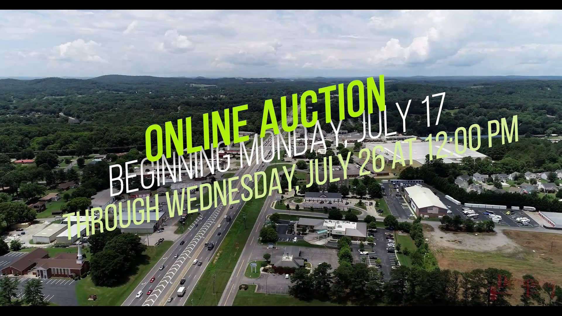 9.52 Acres of Commercial Property Cartersville, Bartow Co, GA Online Auction on Vimeo
