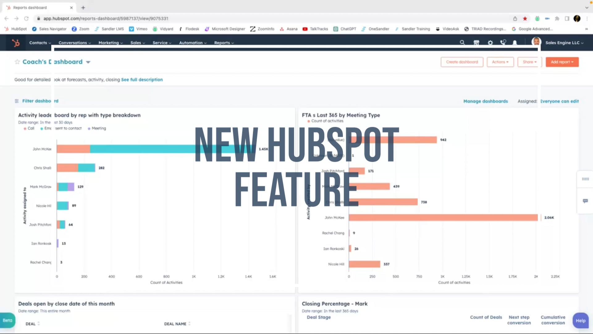 HUBSPOT NEW FEATURE on Vimeo