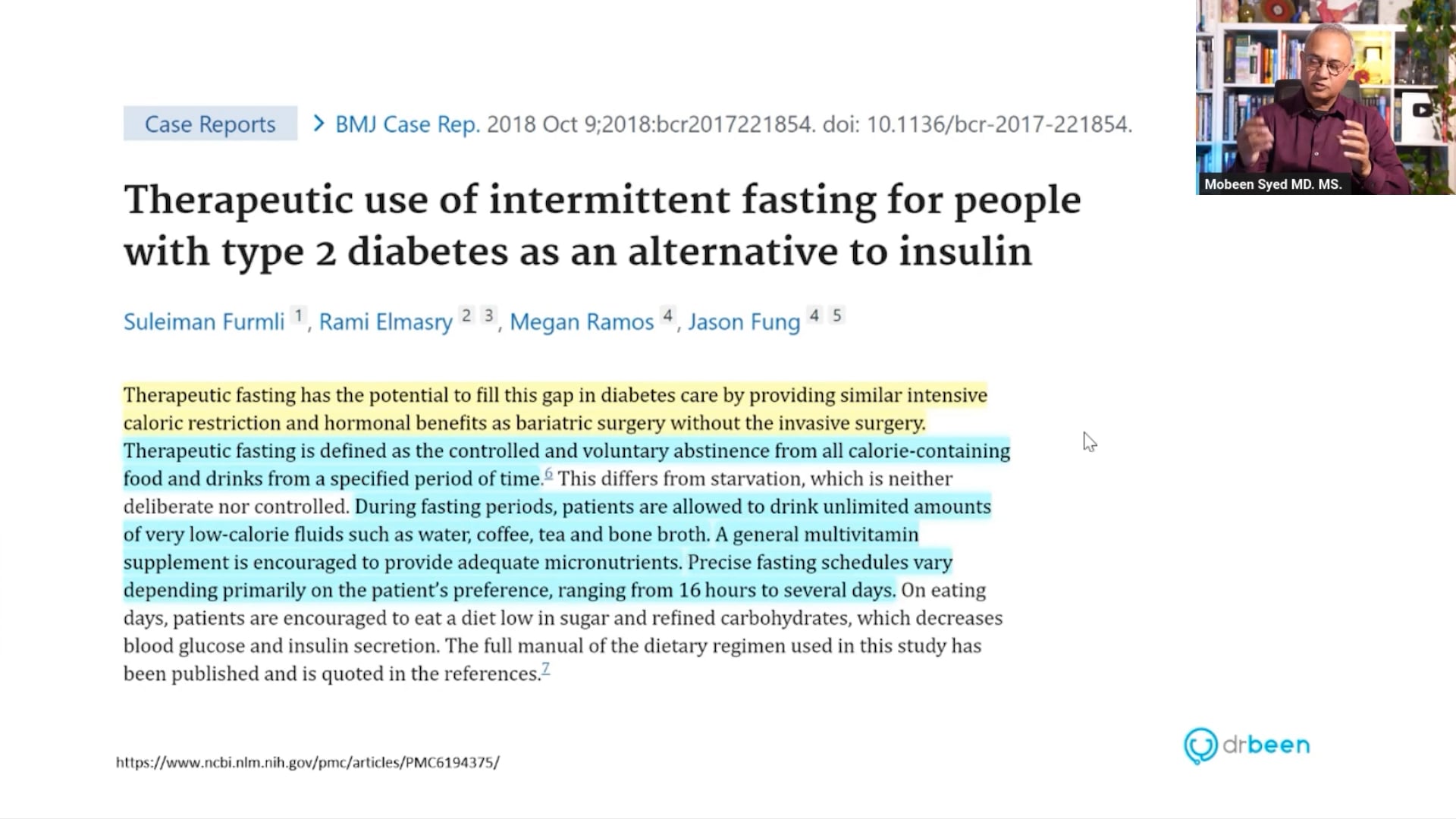 Evidence and Methods of Potentially Reversing Type II Diabetes Mellitus