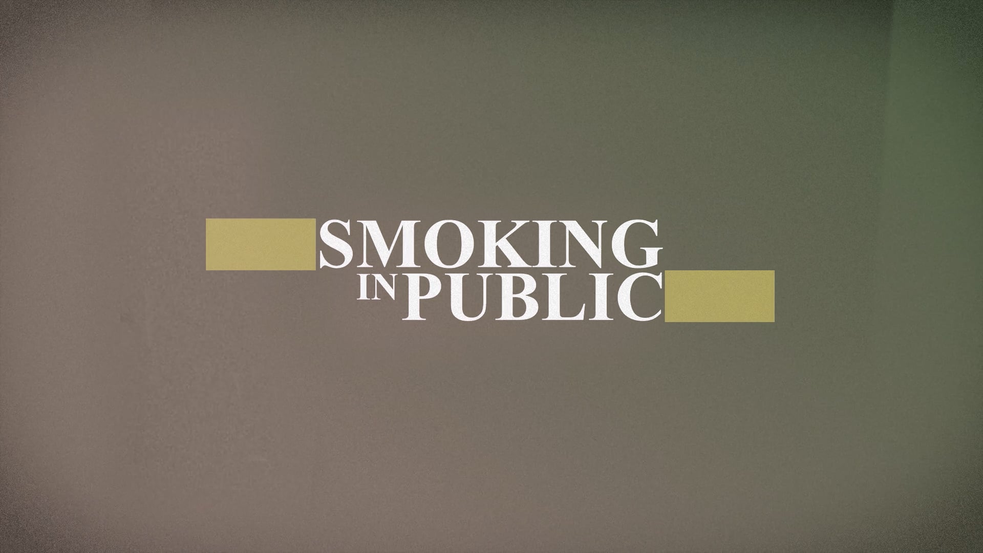 Smoking In Public