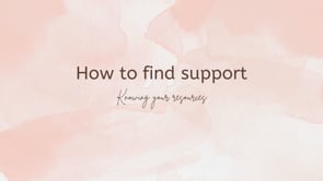 How to find support-edited