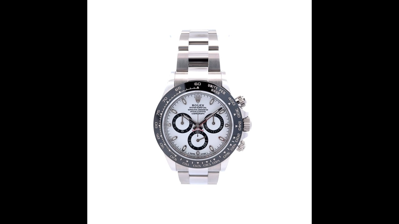 Ceramic Bezel Daytona White Ceramic Rolex Panda Daytona 116500LN