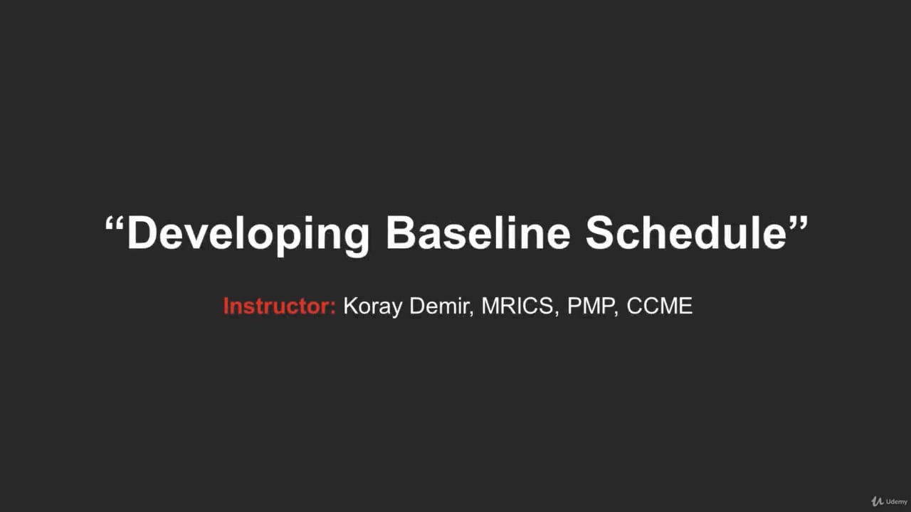 005 Developing Baseline Schedule on Vimeo