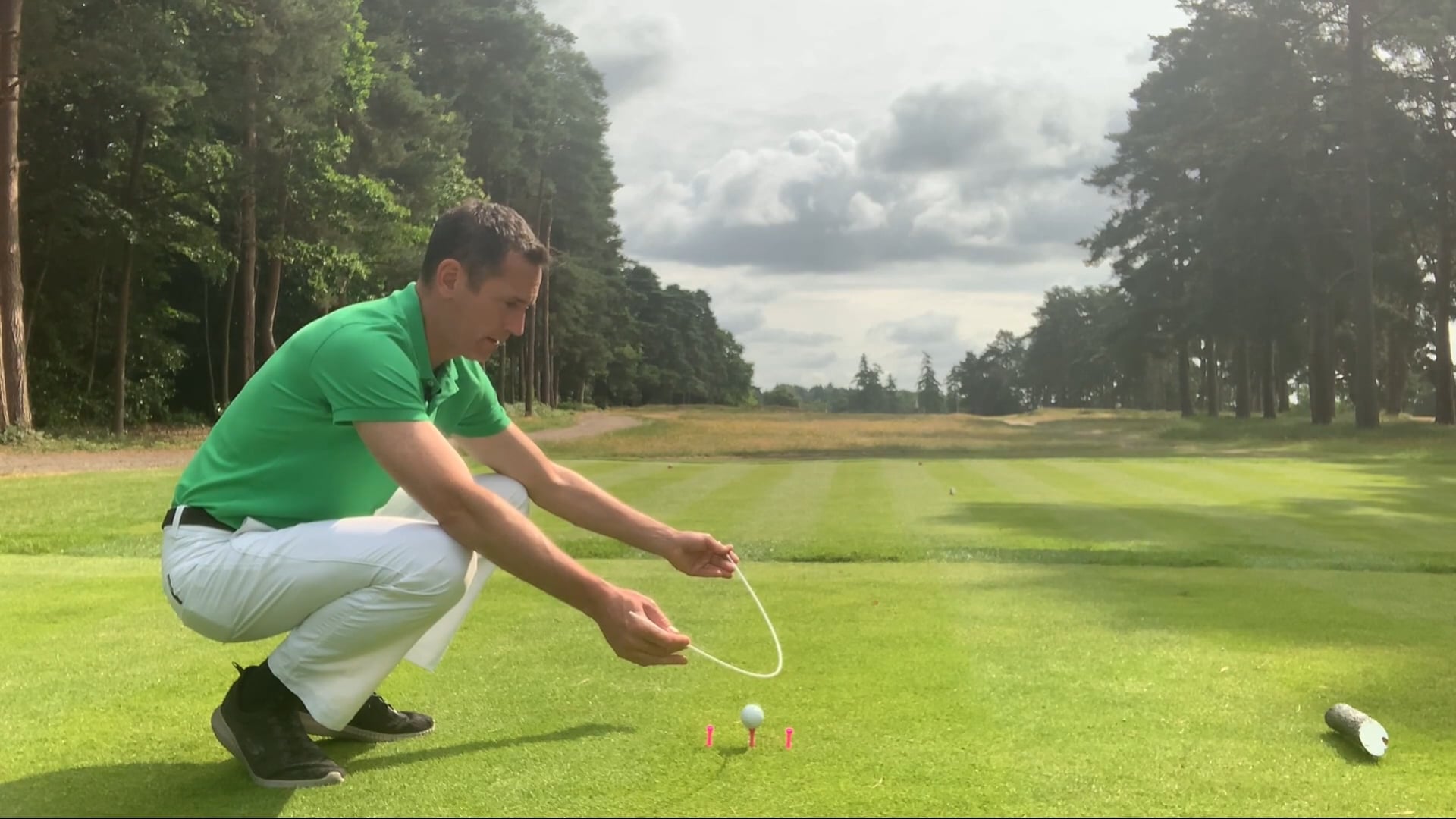 Centred strike drill driver