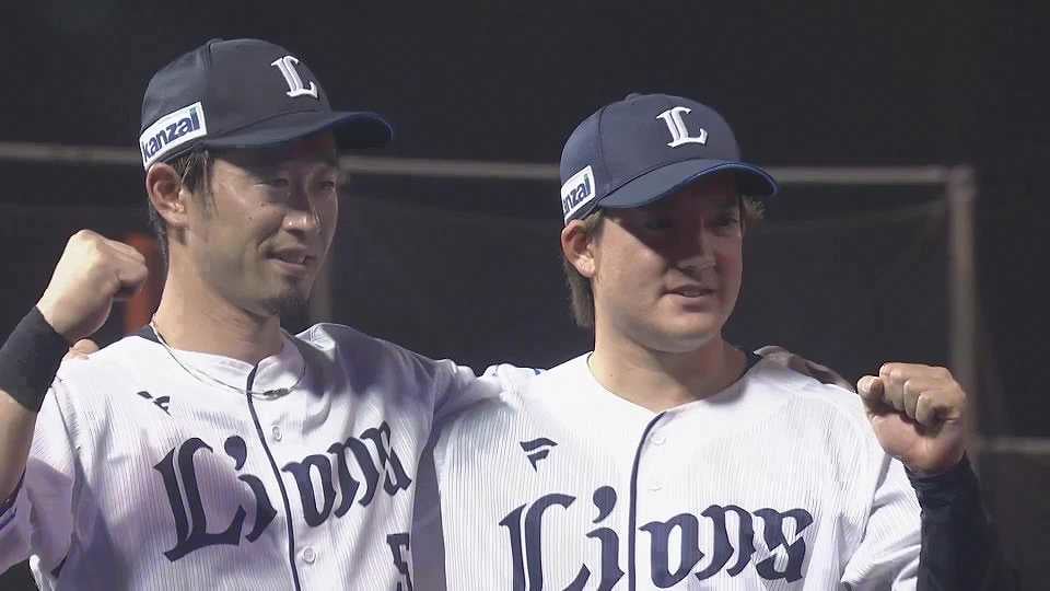 ライオンズ・外崎修汰選手・與座海人投手ヒーローインタビュー 6月28日 埼玉西武ライオンズ 対 北海道日本ハムファイターズ