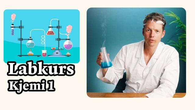 Presentasjon av KublaKans digitale labkurs i kjemi 1
