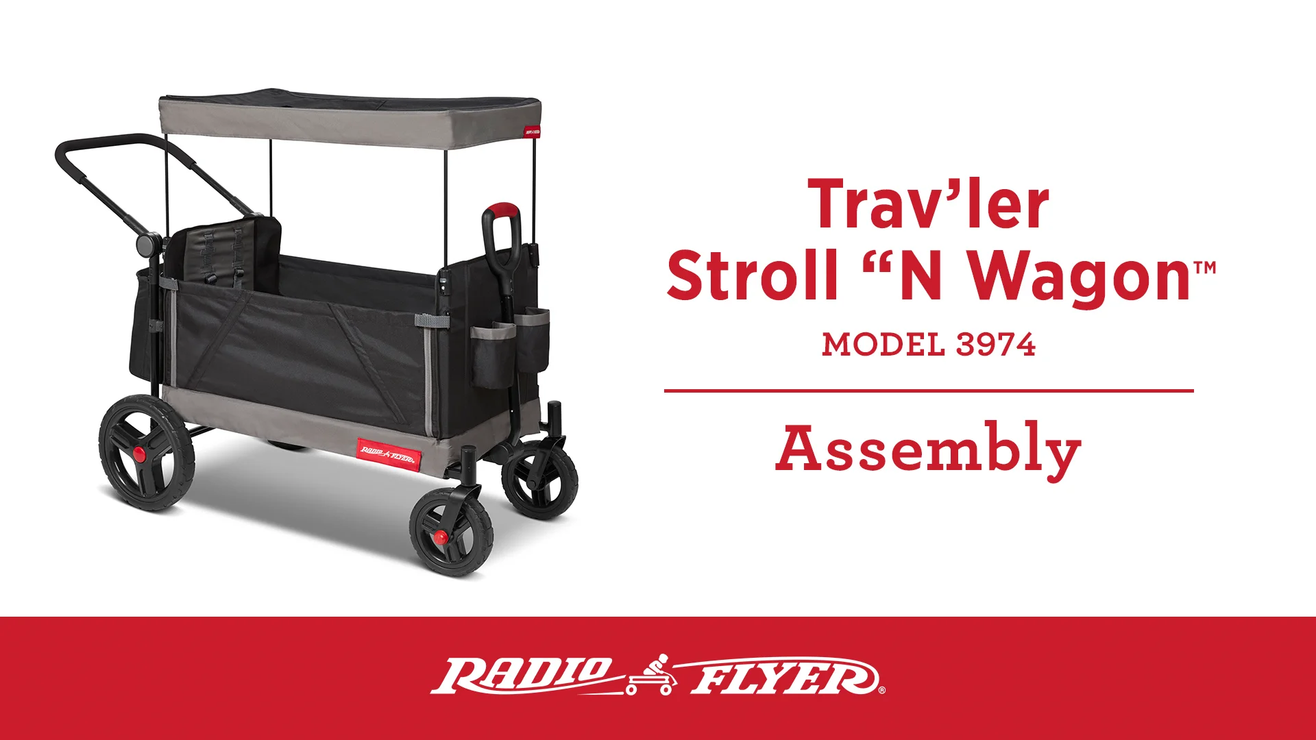 3974Z Trav'ler Stroll 'N Wagon with Protective Cover Assembly
