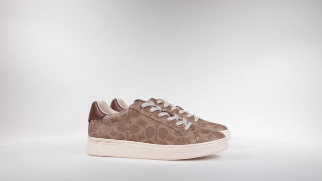 Tenis coach cafe outlet mujer