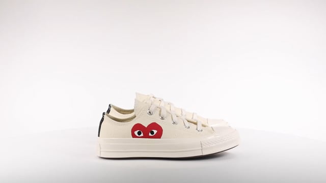 Converse x comme des garçons blancas hot sale