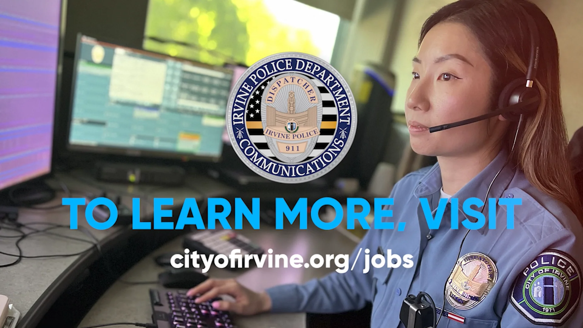 Irvine Police Department Dispatch Recruitment Video on Vimeo